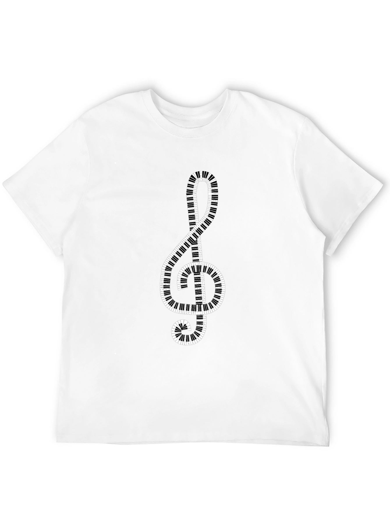 Musical Treble Clef Piano Key T-Shirt