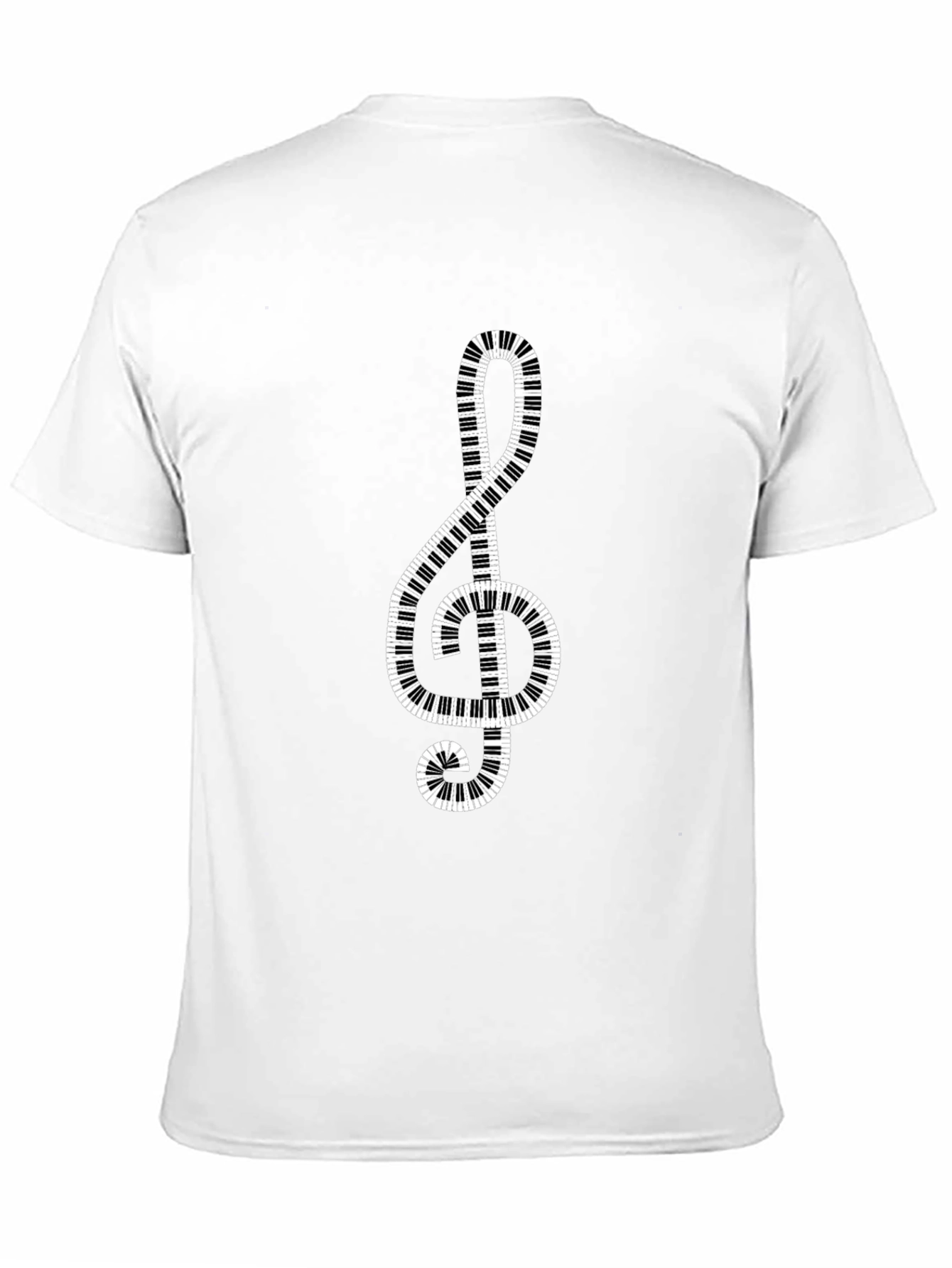 Musical Treble Clef Piano Key T-Shirt
