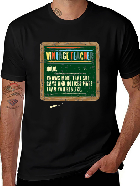 Vintage Teacher Definition Graphic T-Shirt