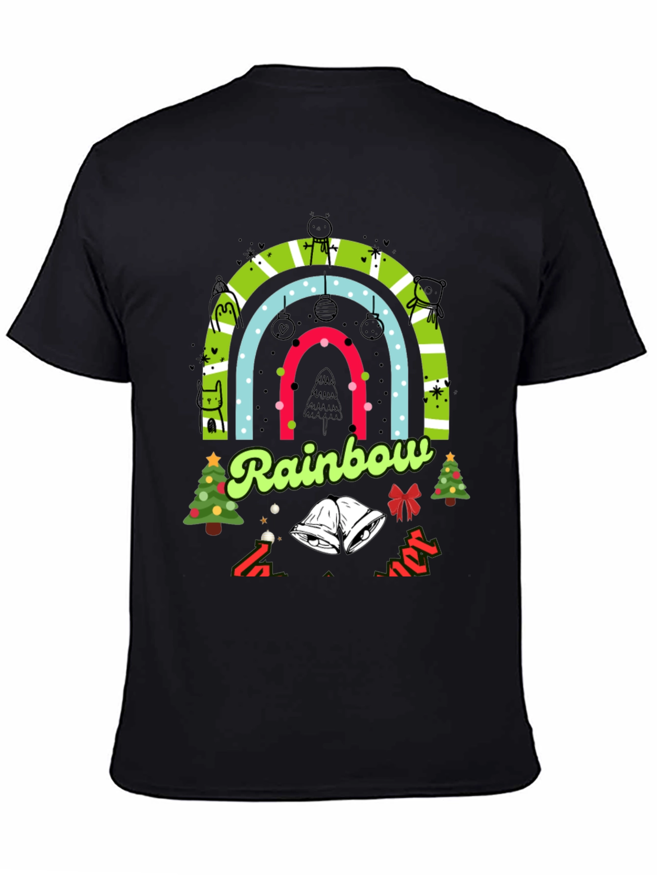 Rainbow Christmas T-Shirt