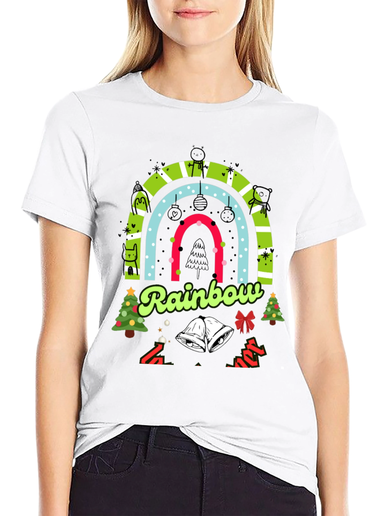Rainbow Christmas T-Shirt
