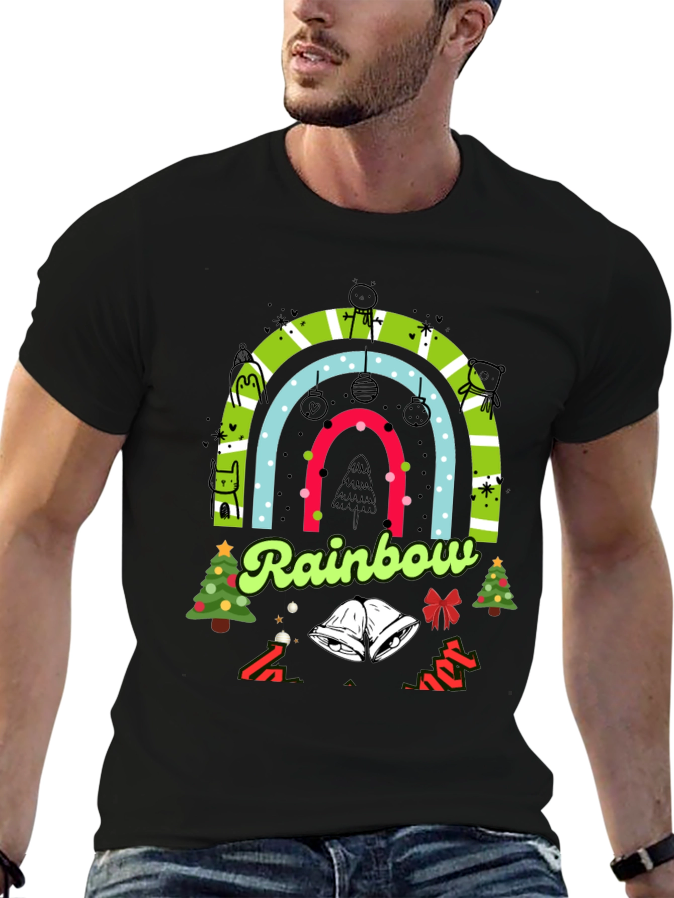 Rainbow Christmas T-Shirt