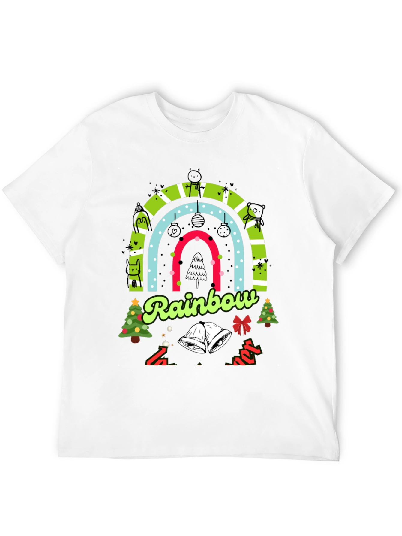 Rainbow Christmas T-Shirt