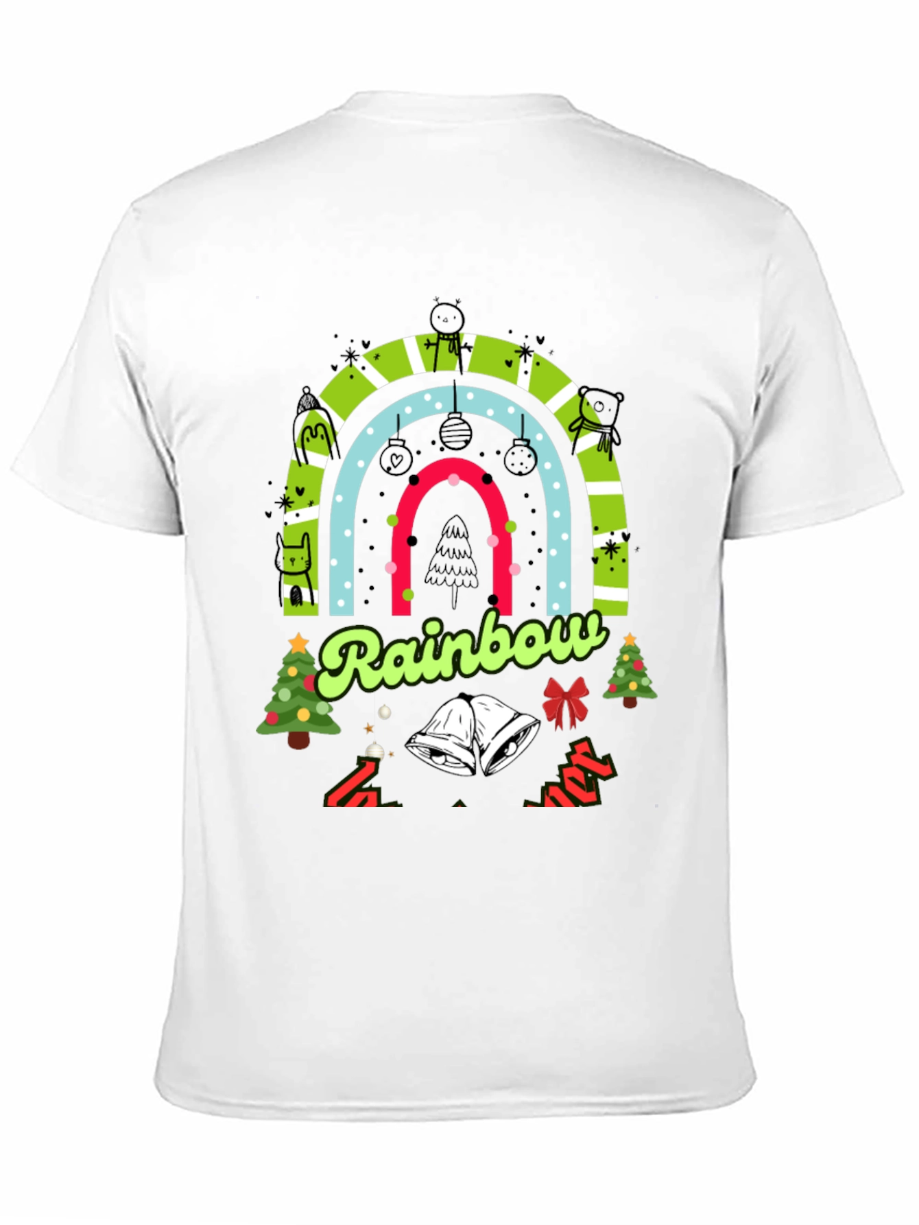 Rainbow Christmas T-Shirt