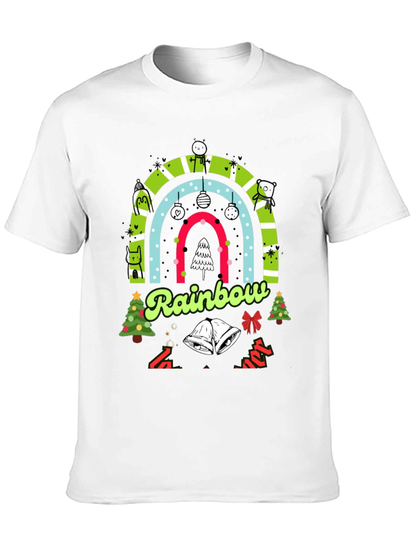 Rainbow Christmas T-Shirt