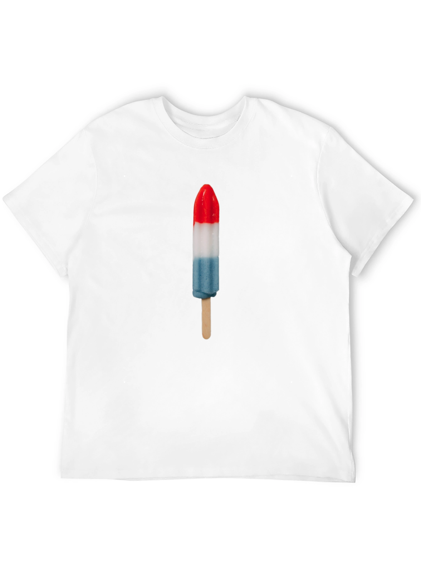 Patriotic Popsicle Graphic Tee - Red White & Blue