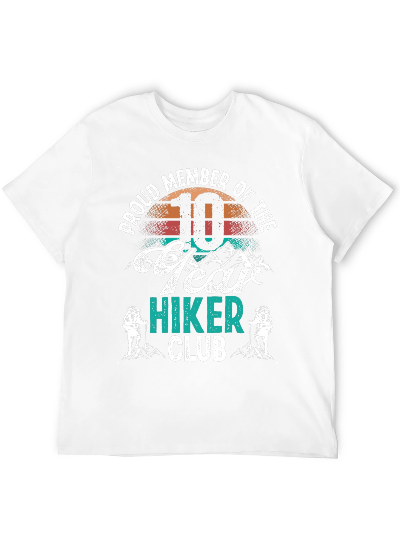 Proud 10 Year Hiker Club T-Shirt