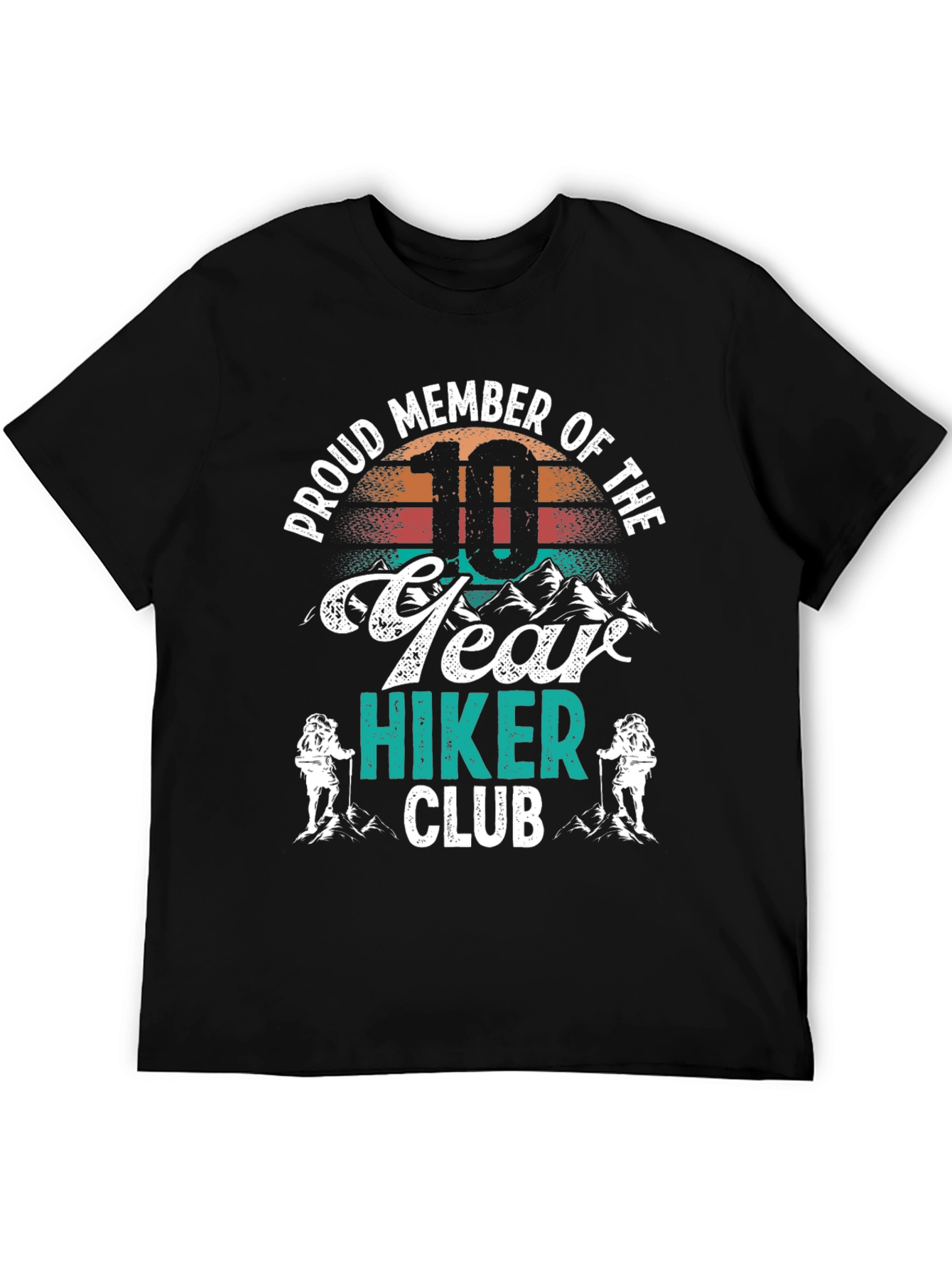 Proud 10 Year Hiker Club T-Shirt
