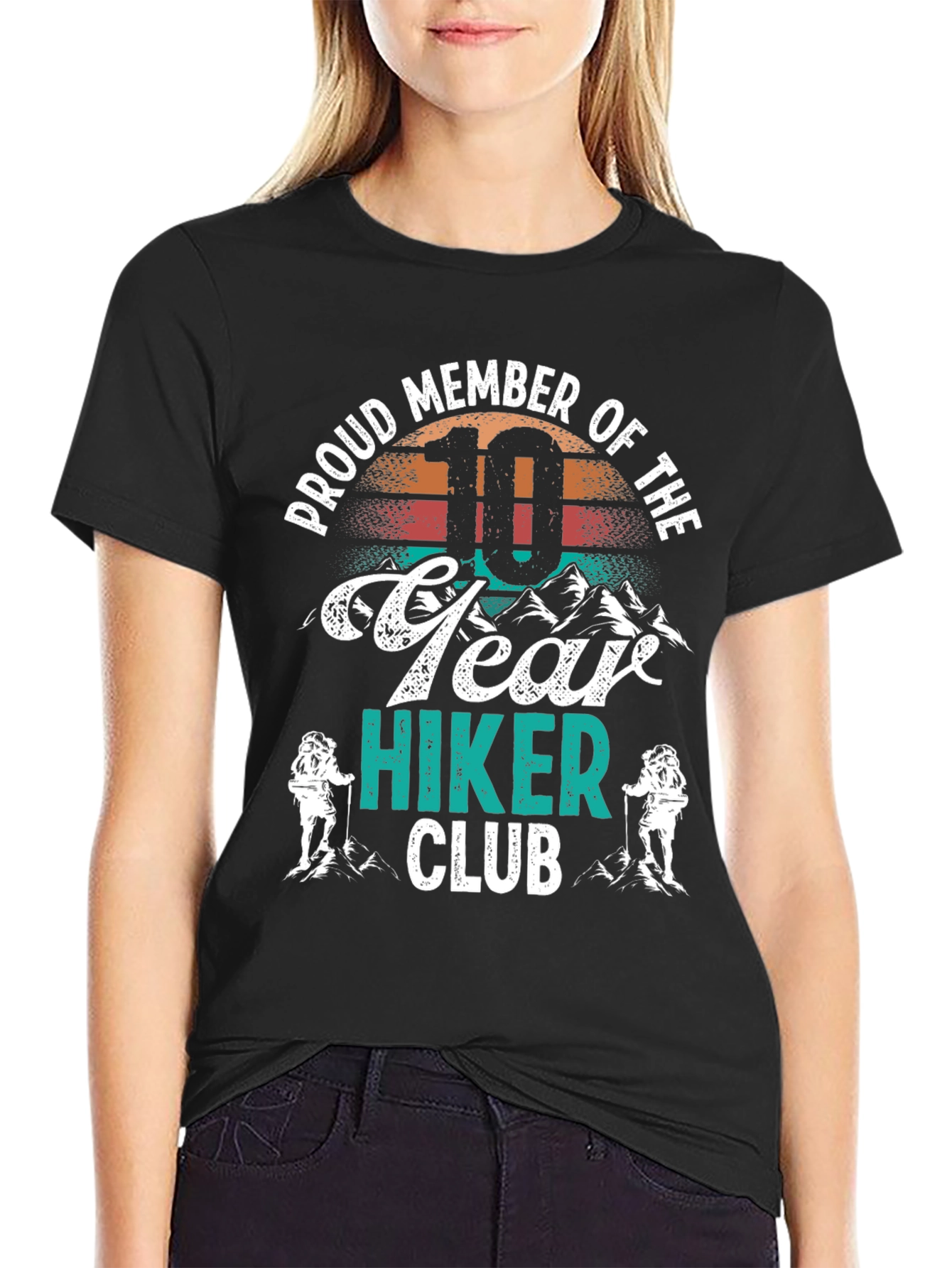 Proud 10 Year Hiker Club T-Shirt