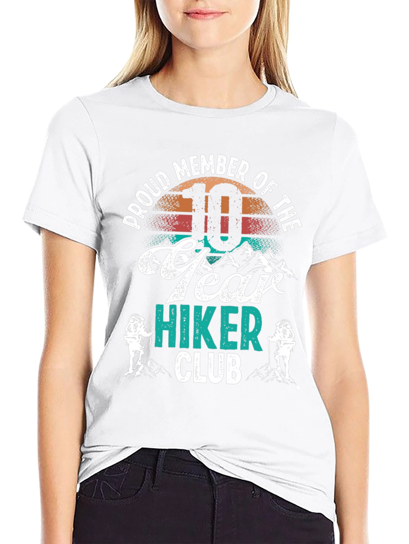 Proud 10 Year Hiker Club T-Shirt