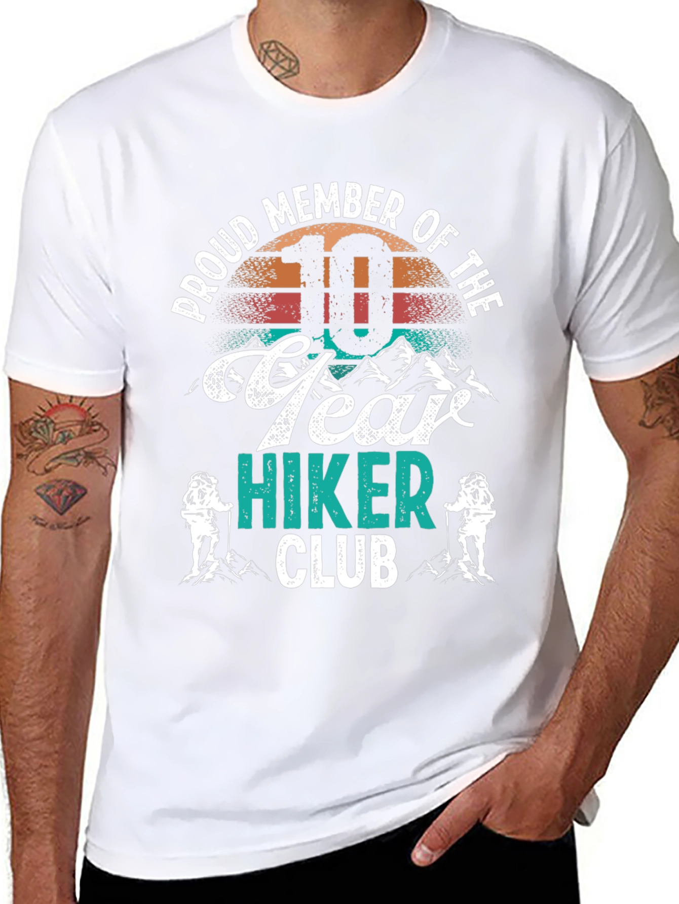 Proud 10 Year Hiker Club T-Shirt