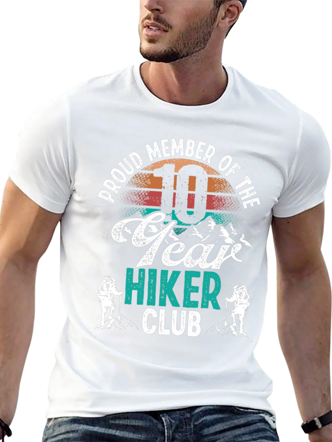 Proud 10 Year Hiker Club T-Shirt