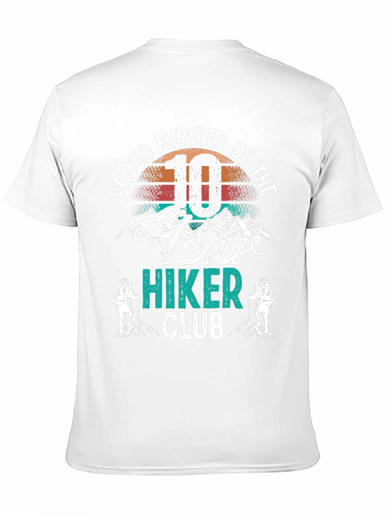 Proud 10 Year Hiker Club T-Shirt