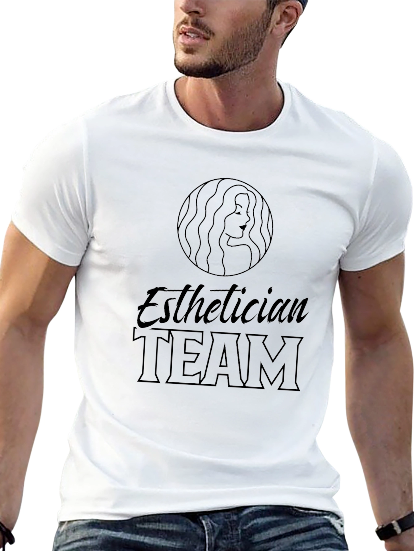 Esthetician Team Graphic Tee - Stylish & Comfortable
