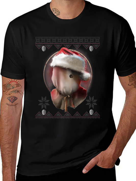 Creepy Christmas Sack Head T-Shirt