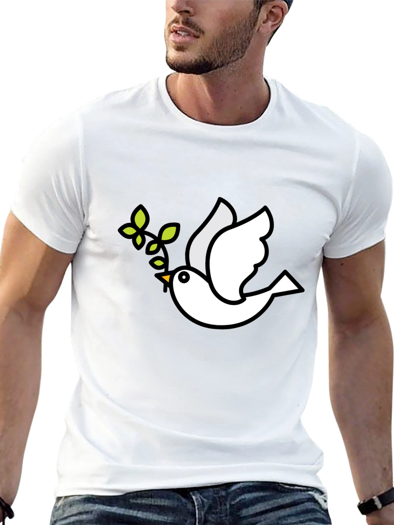 Peace Dove Black T-Shirt