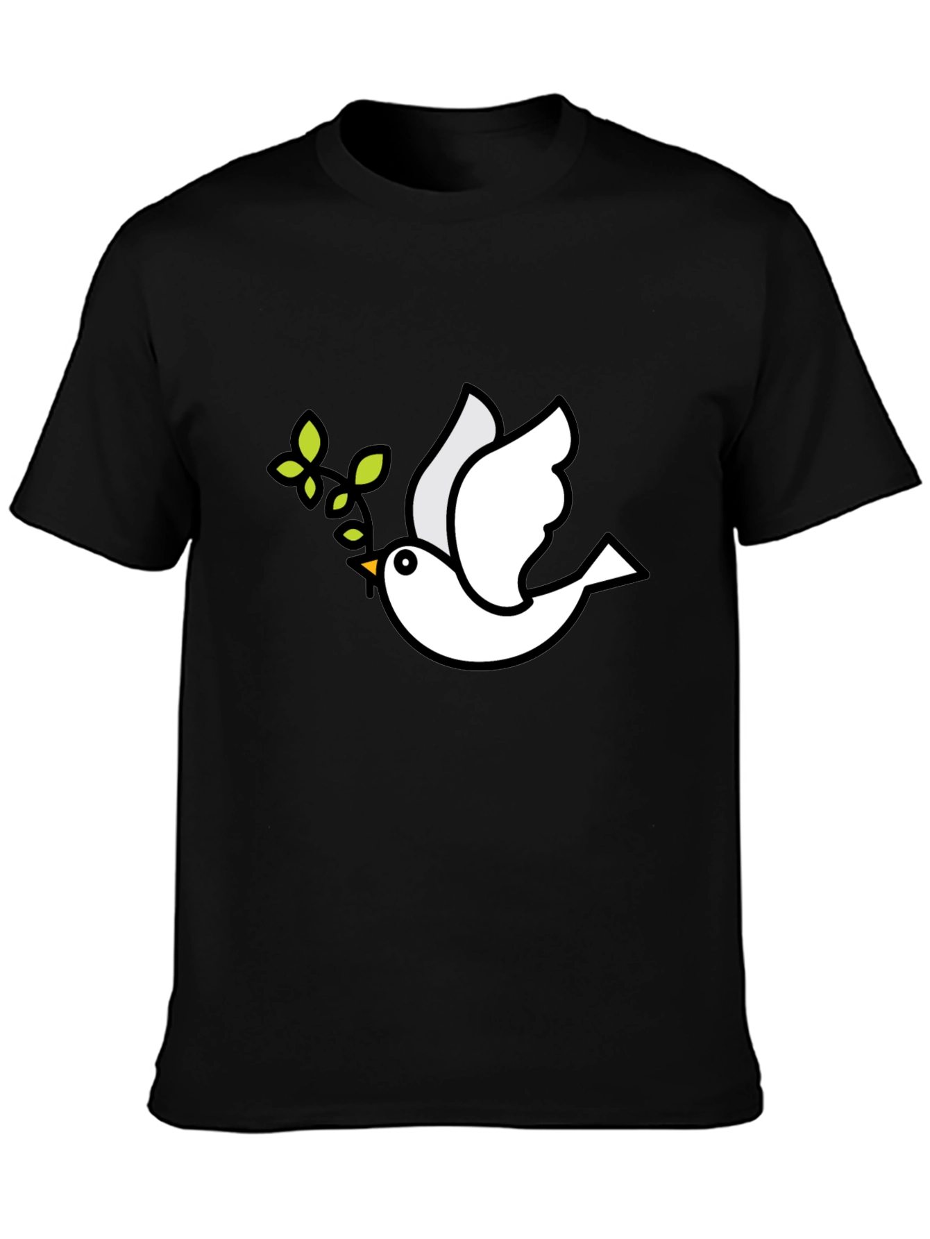Peace Dove Black T-Shirt