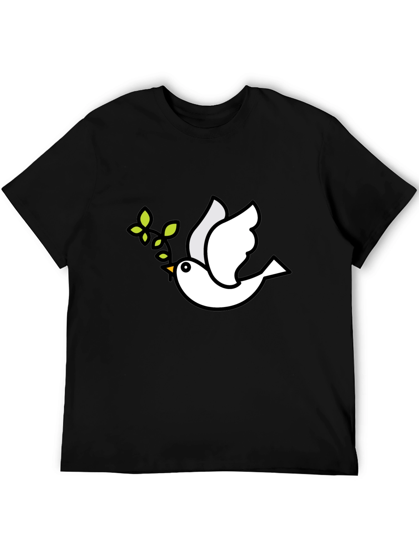 Peace Dove Black T-Shirt