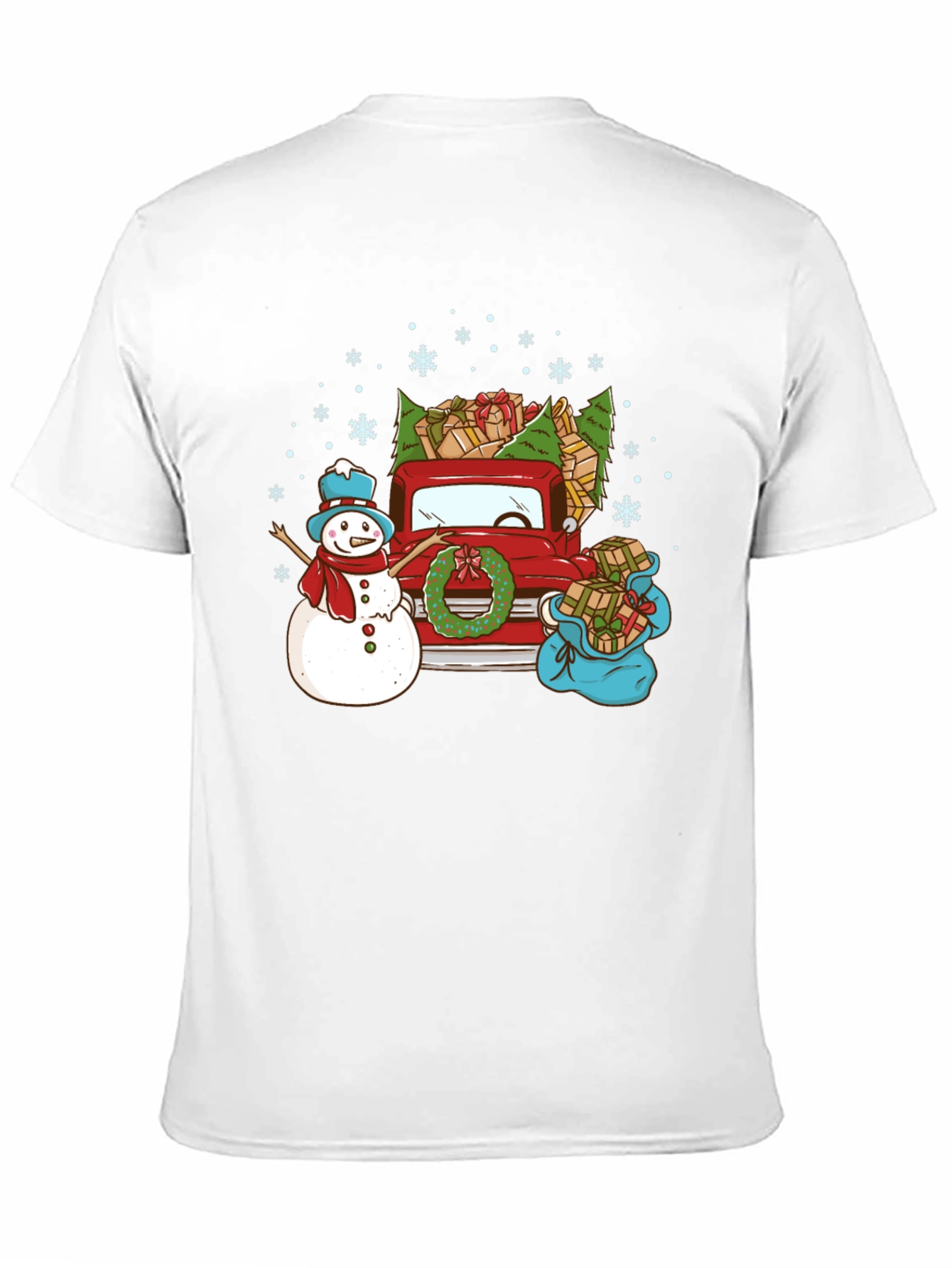 Festive Christmas Truck T-Shirt