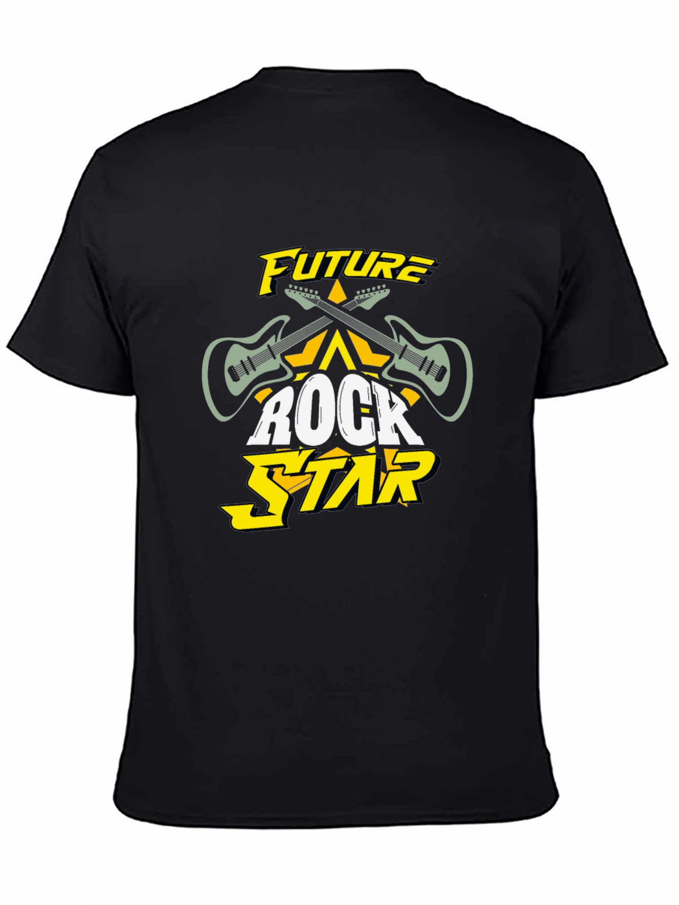 Future Rock Star Black Graphic Tee