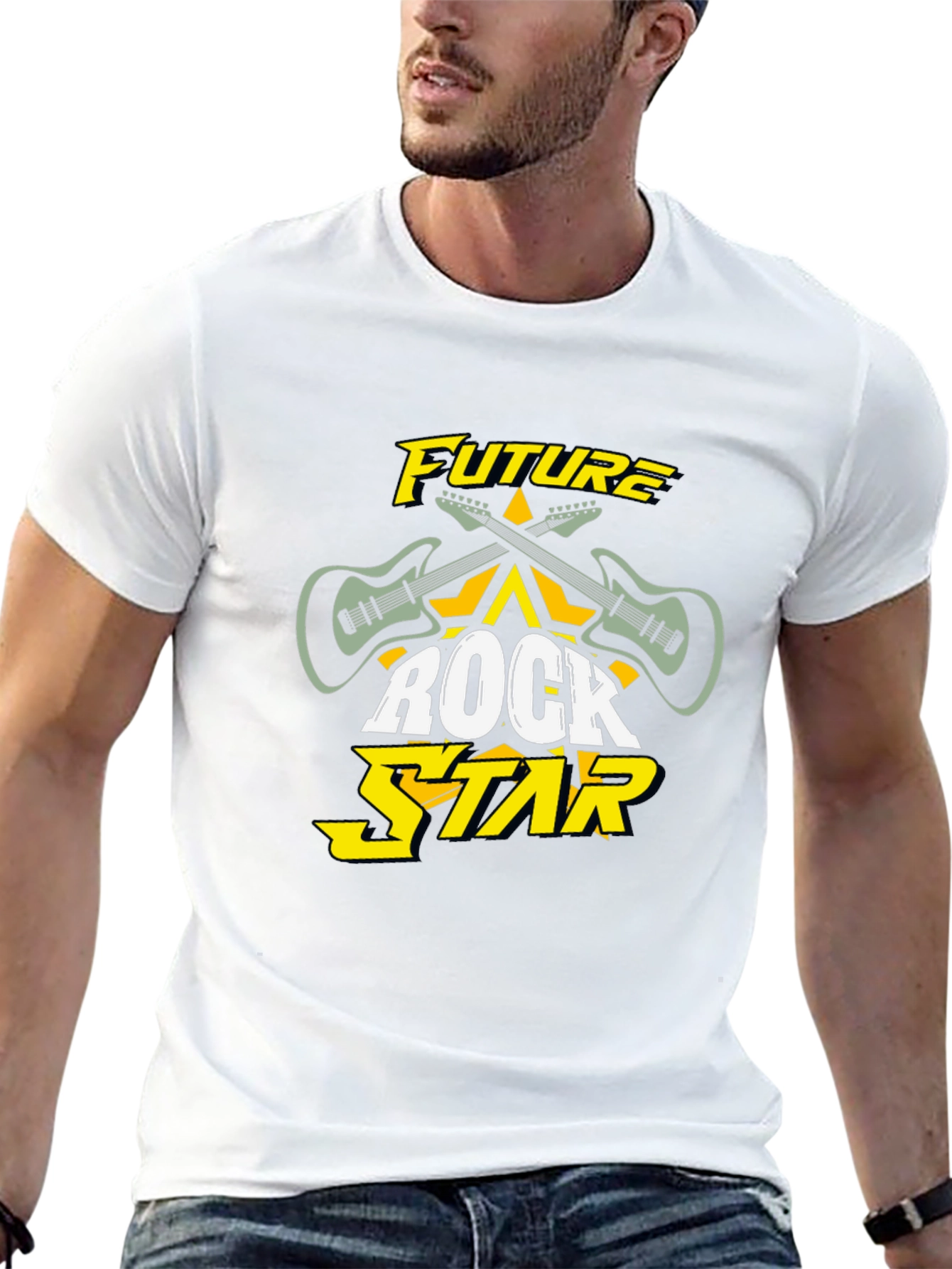 Future Rock Star Black Graphic Tee