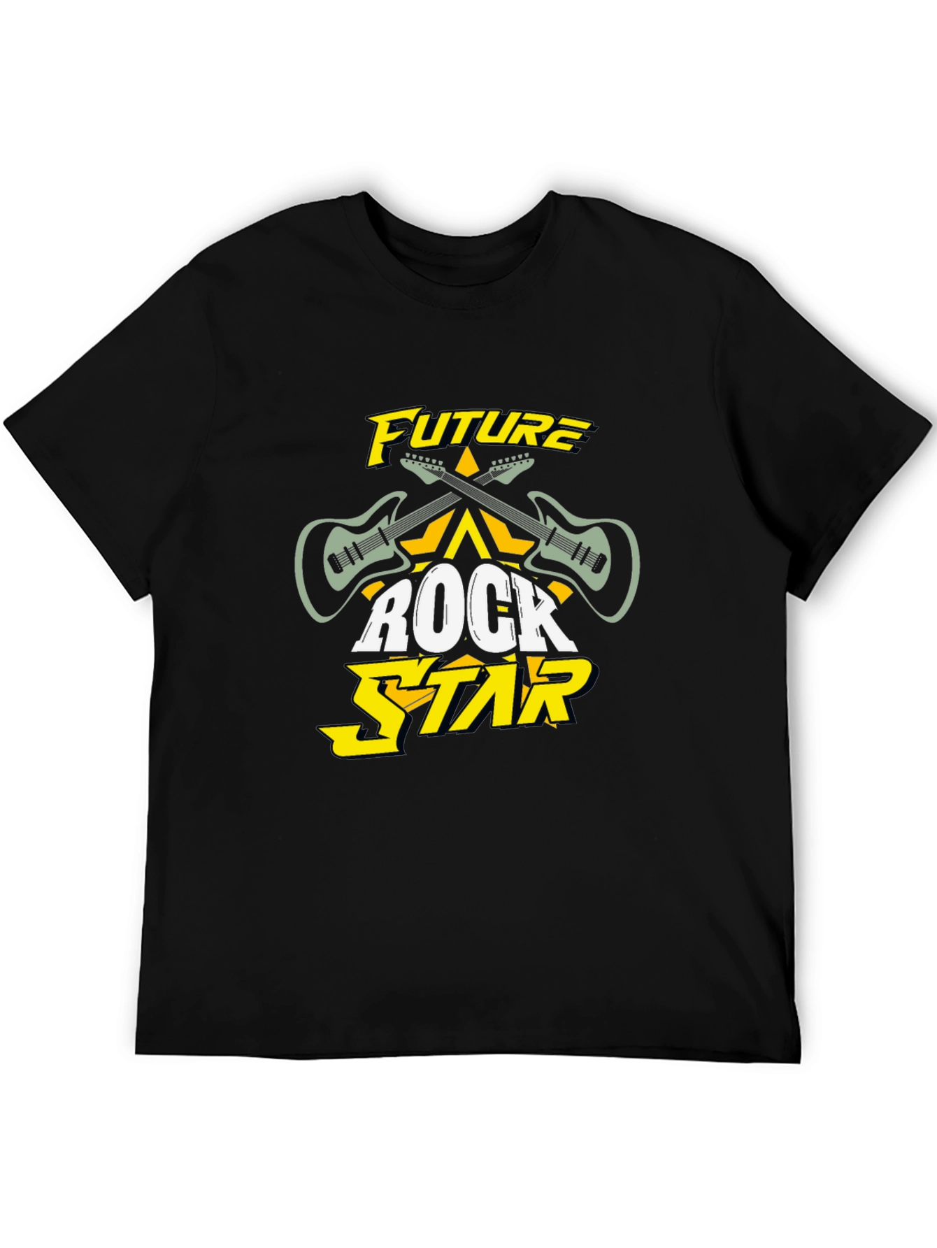 Future Rock Star Black Graphic Tee