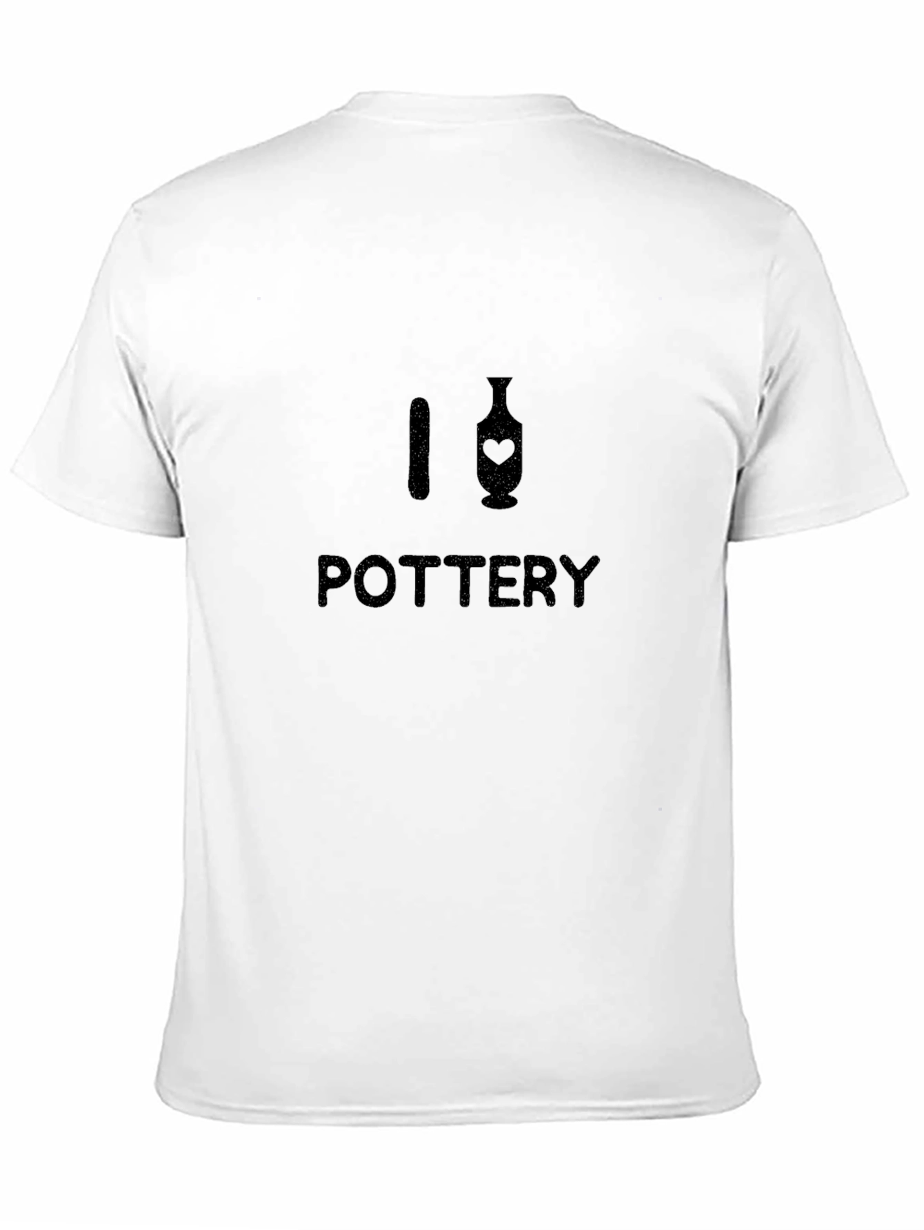 I Heart Pottery T-Shirt - Black Unisex Tee