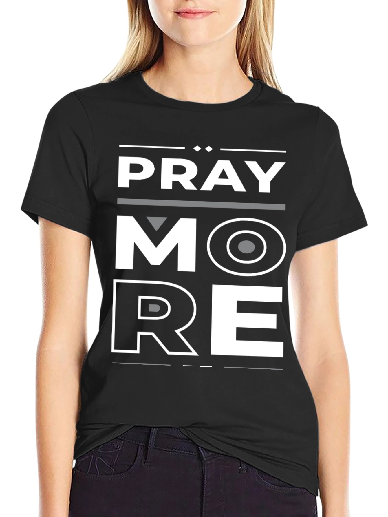 Pray More Graphic T-Shirt