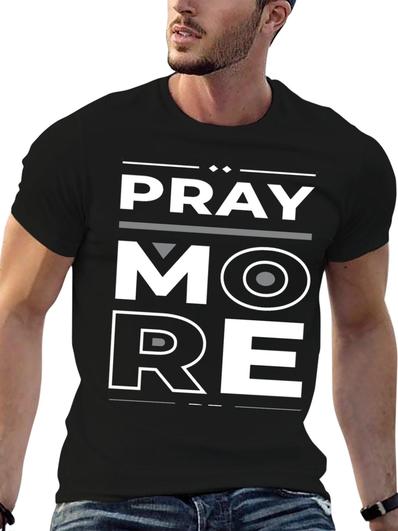 Pray More Graphic T-Shirt