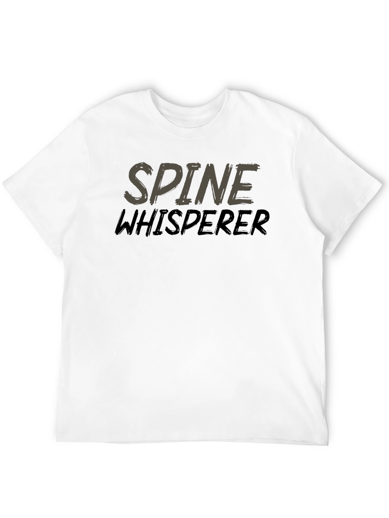 Spine Whisperer Graphic Tee - Black Unisex T-Shirt