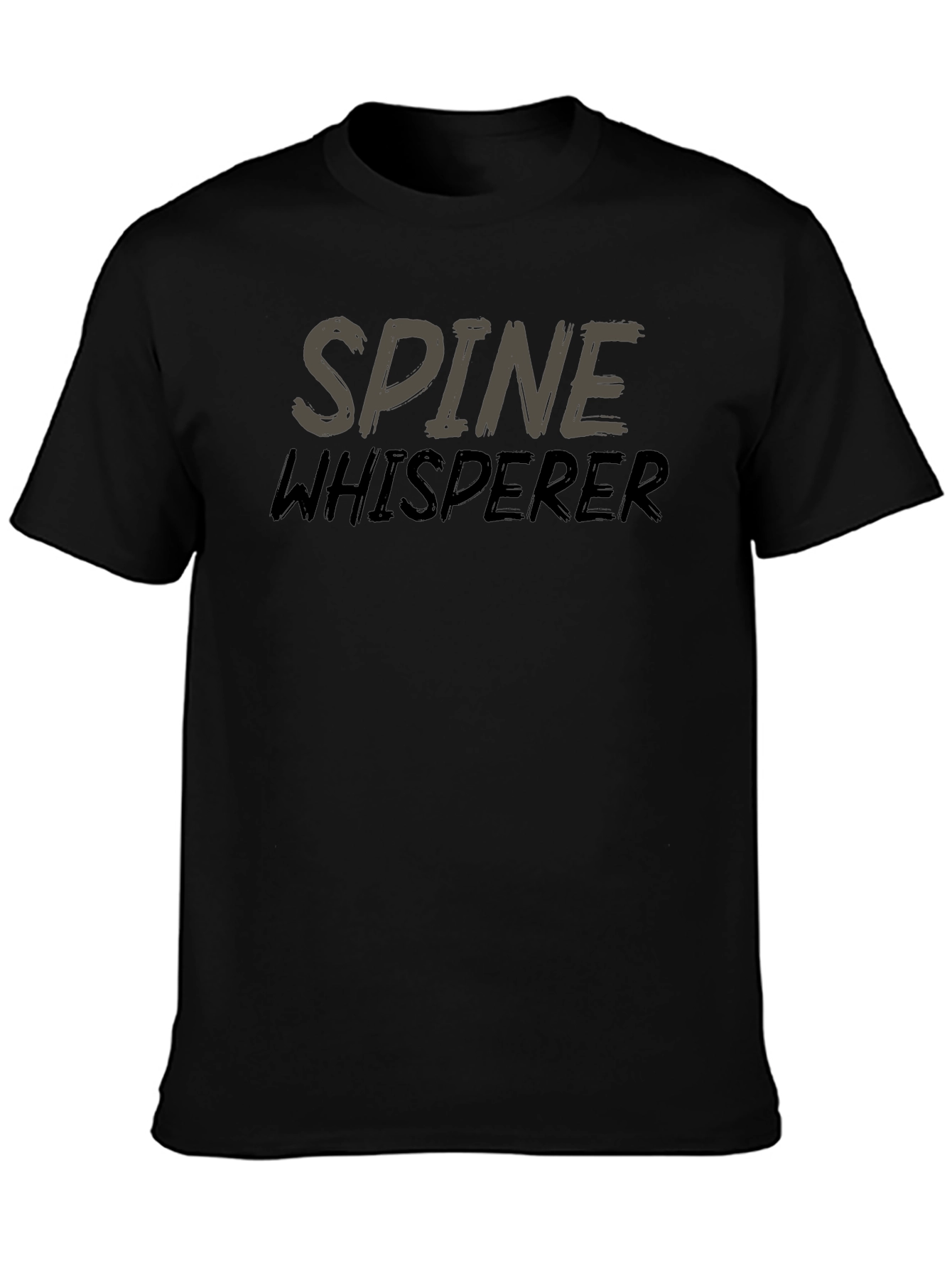 Spine Whisperer Graphic Tee - Black Unisex T-Shirt