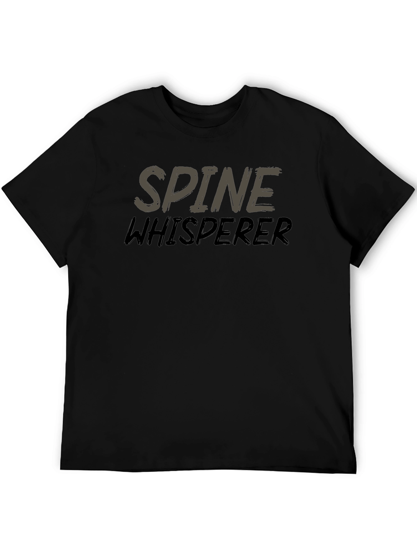 Spine Whisperer Graphic Tee - Black Unisex T-Shirt