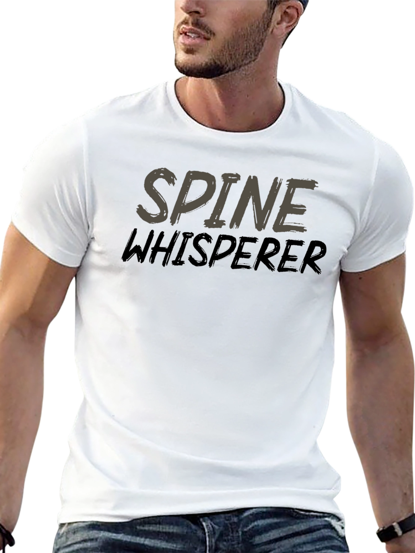 Spine Whisperer Graphic Tee - Black Unisex T-Shirt