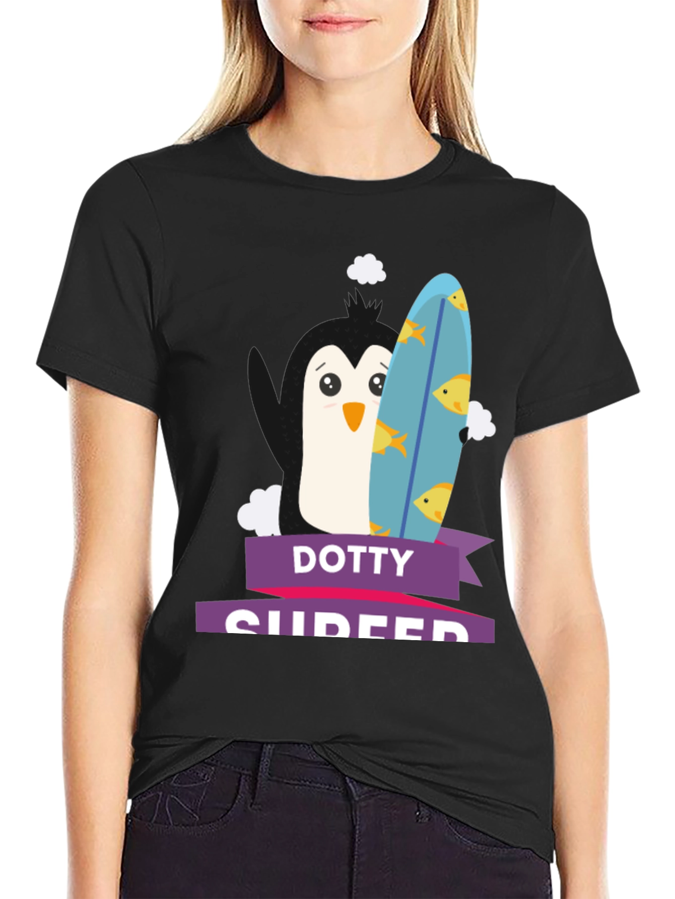 Dotty Surfer Graphic T-Shirt