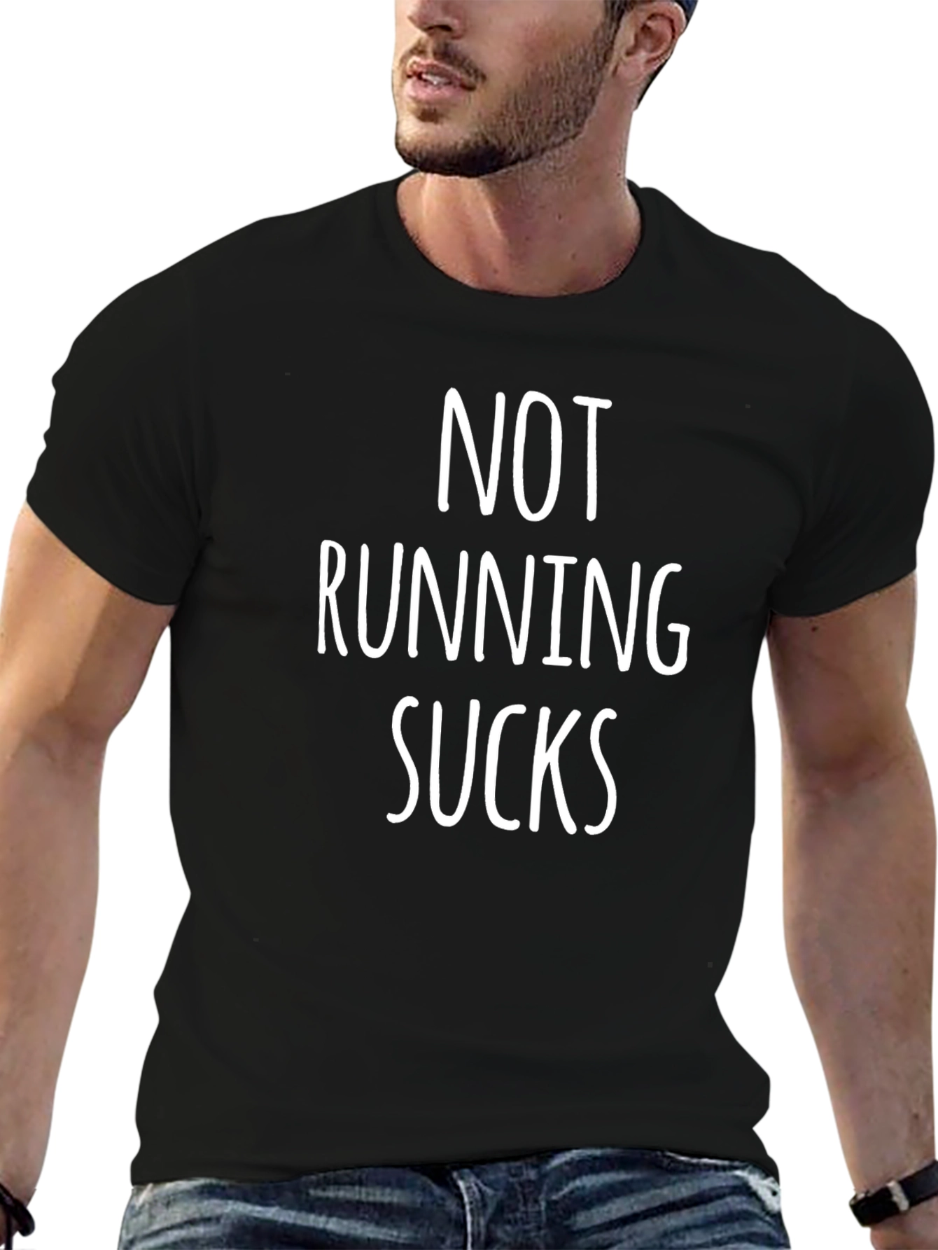 Not Running Sucks Graphic Tee