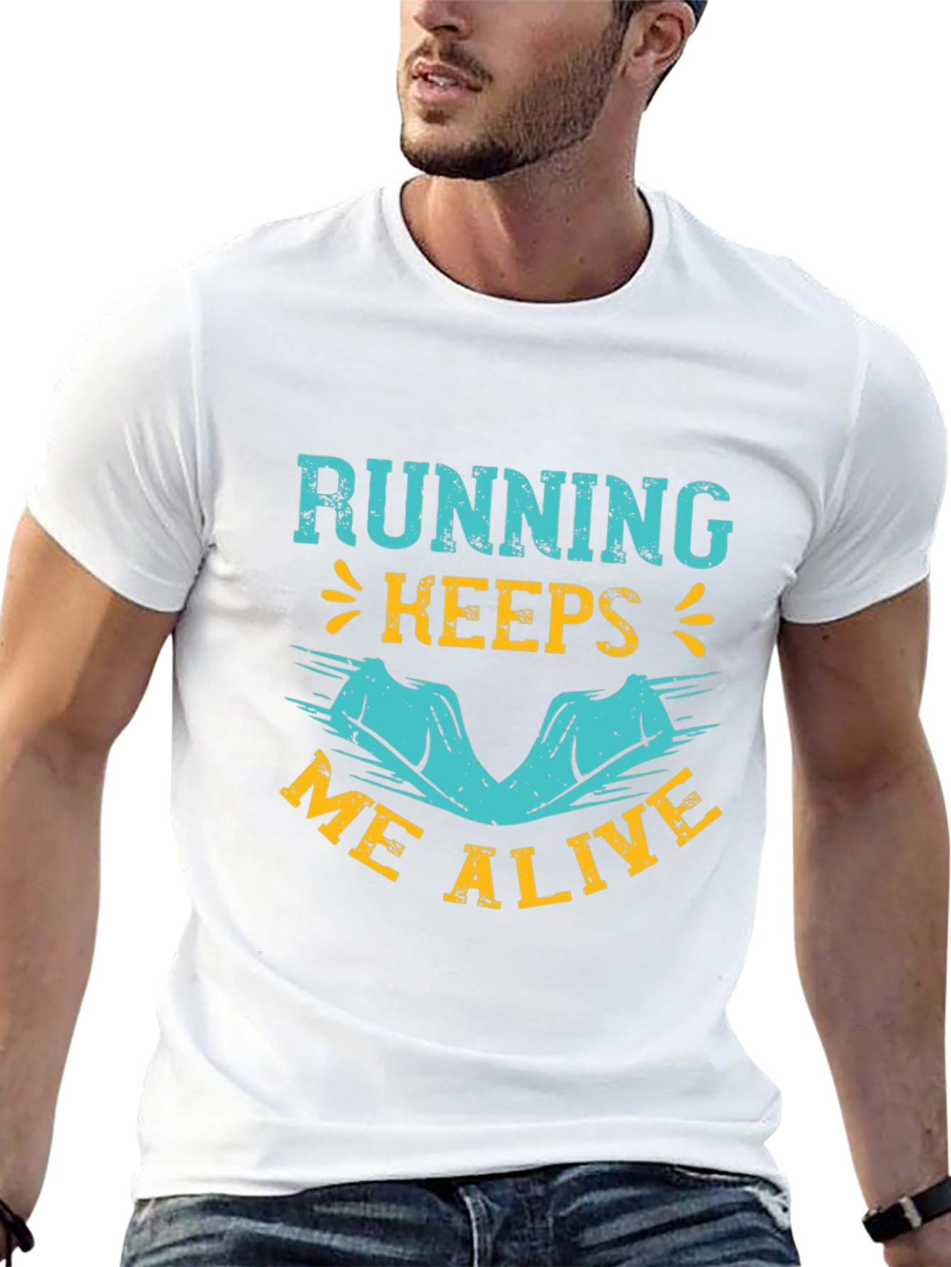 Running Keeps Me Alive Graphic Tee