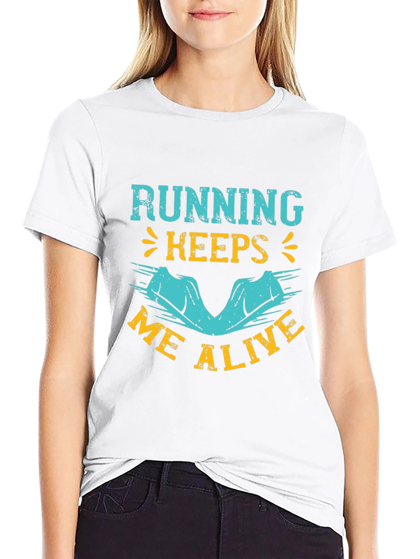 Running Keeps Me Alive Graphic Tee