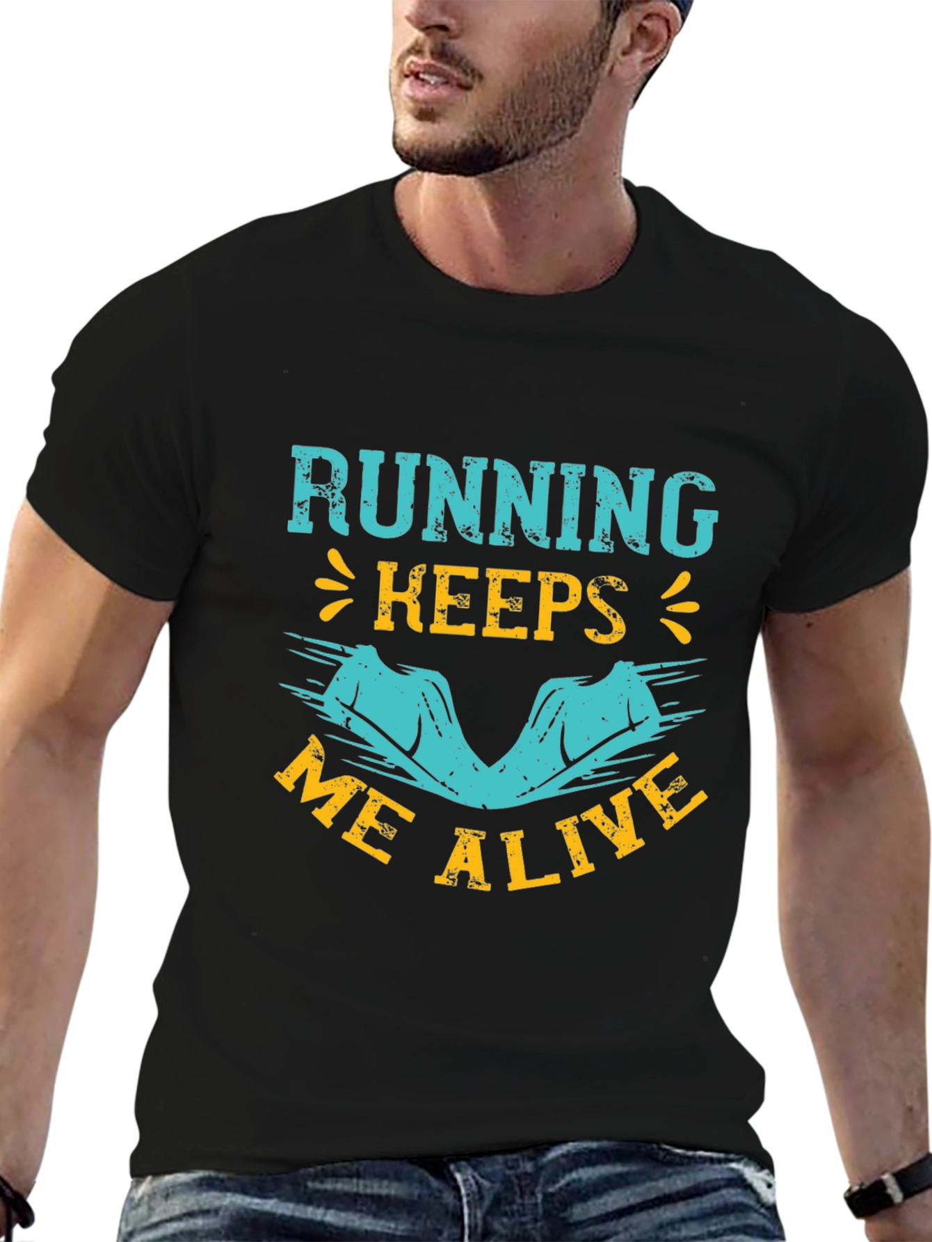 Running Keeps Me Alive Graphic Tee