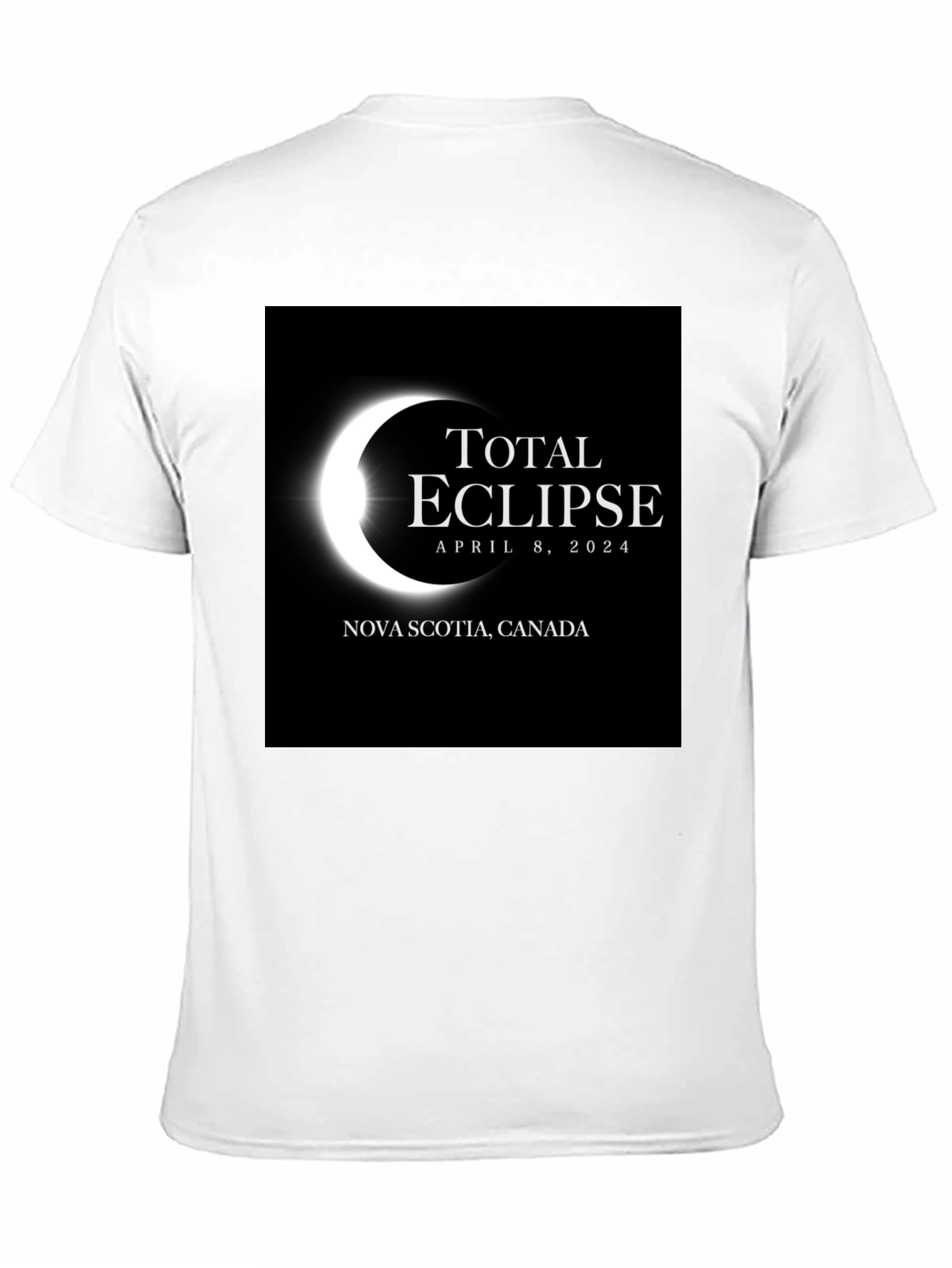 Total Eclipse April 8 2024 Nova Scotia Canada T-Shirt