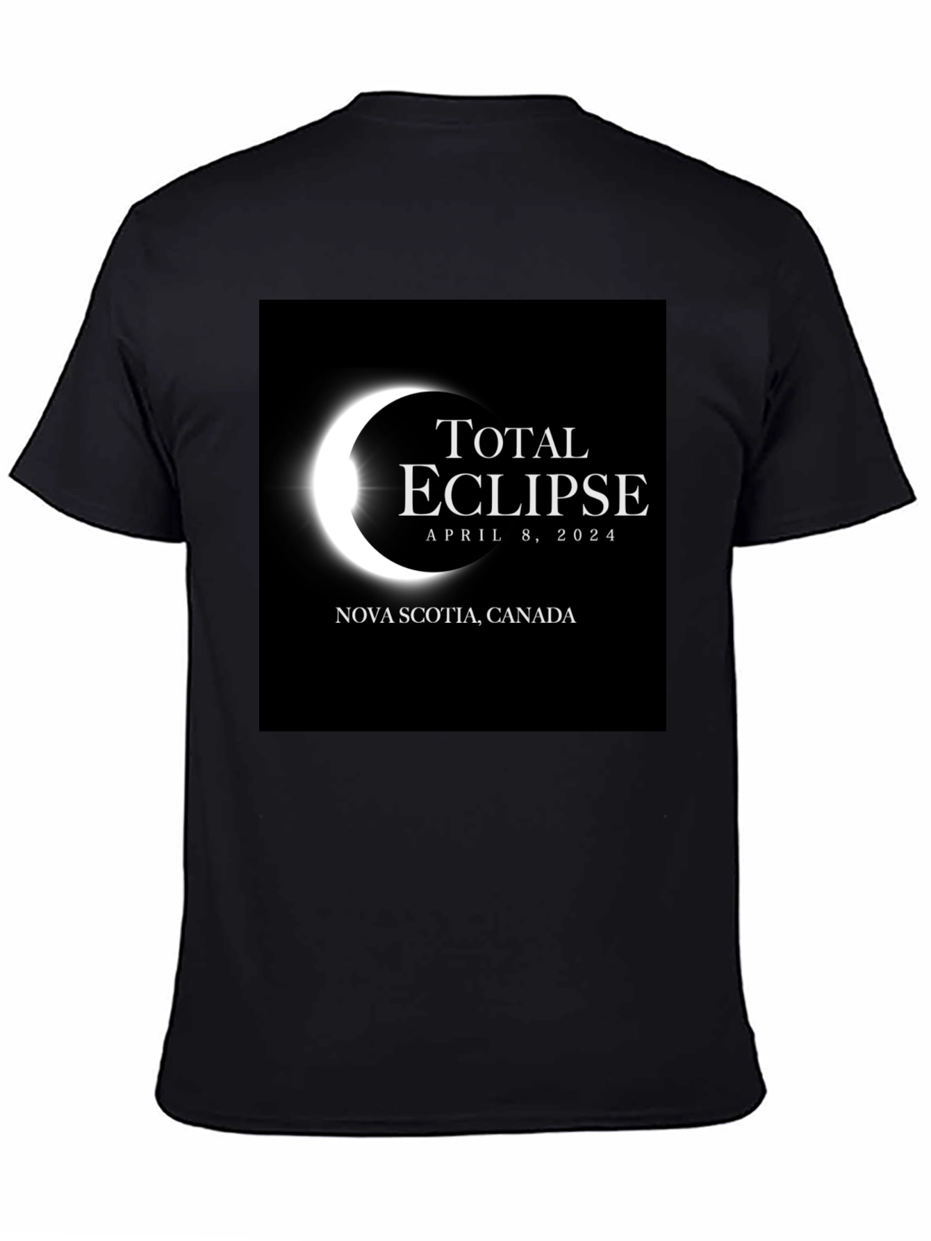 Total Eclipse April 8 2024 Nova Scotia Canada T-Shirt