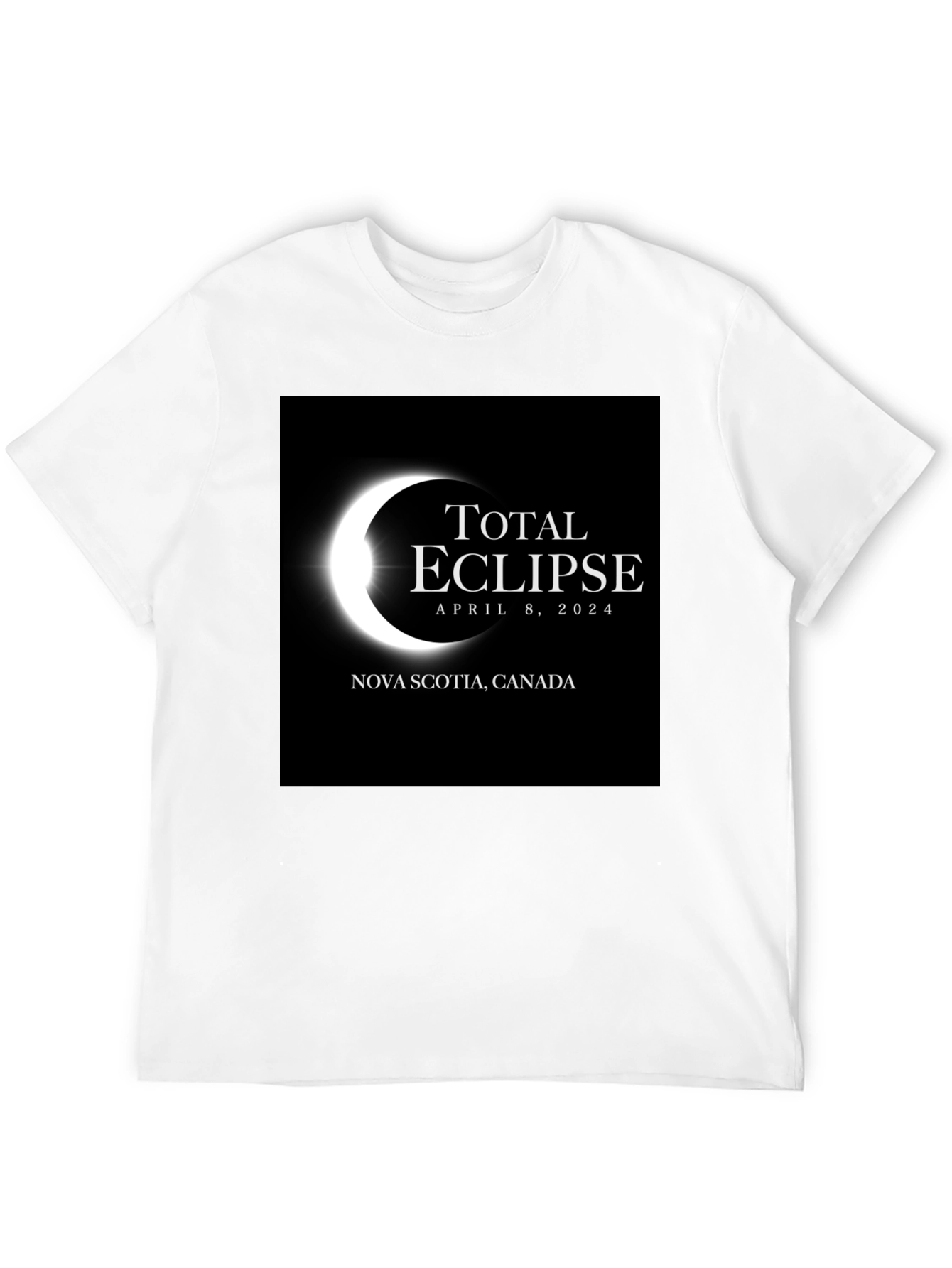 Total Eclipse April 8 2024 Nova Scotia Canada T-Shirt