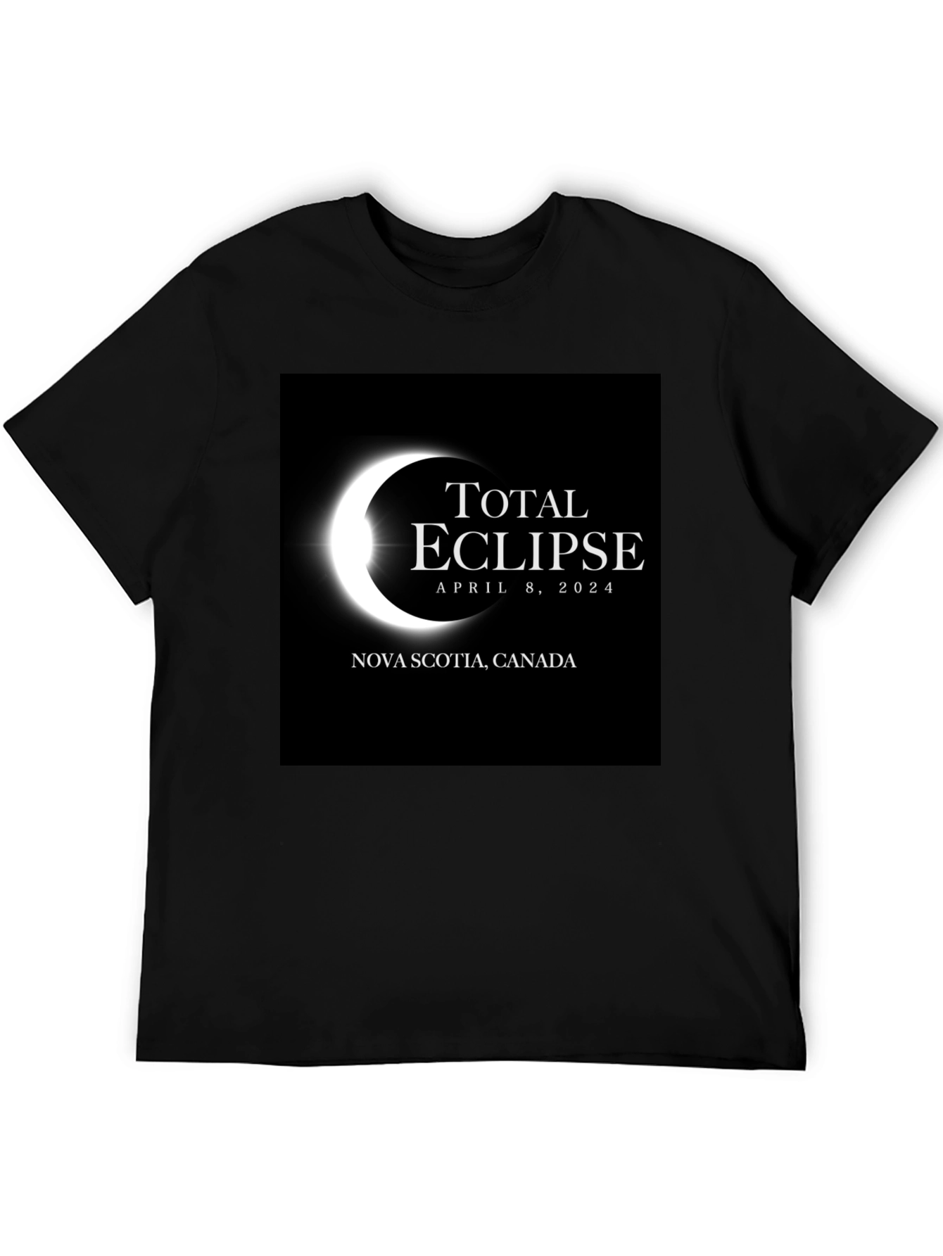 Total Eclipse April 8 2024 Nova Scotia Canada T-Shirt
