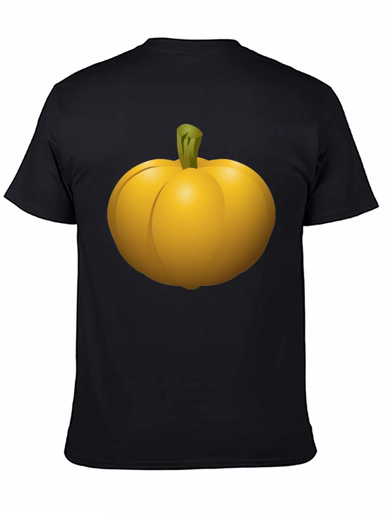 Pumpkin Graphic Black T-Shirt - Halloween Ready!