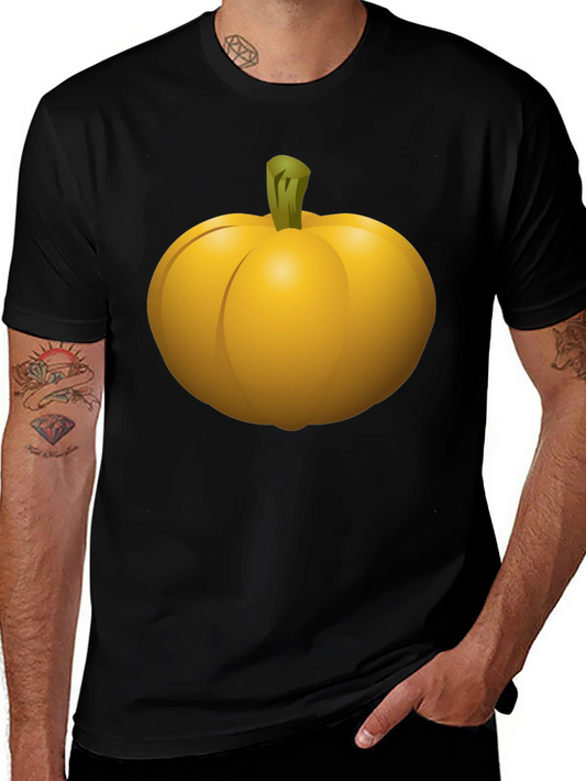 Pumpkin Graphic Black T-Shirt - Halloween Ready!