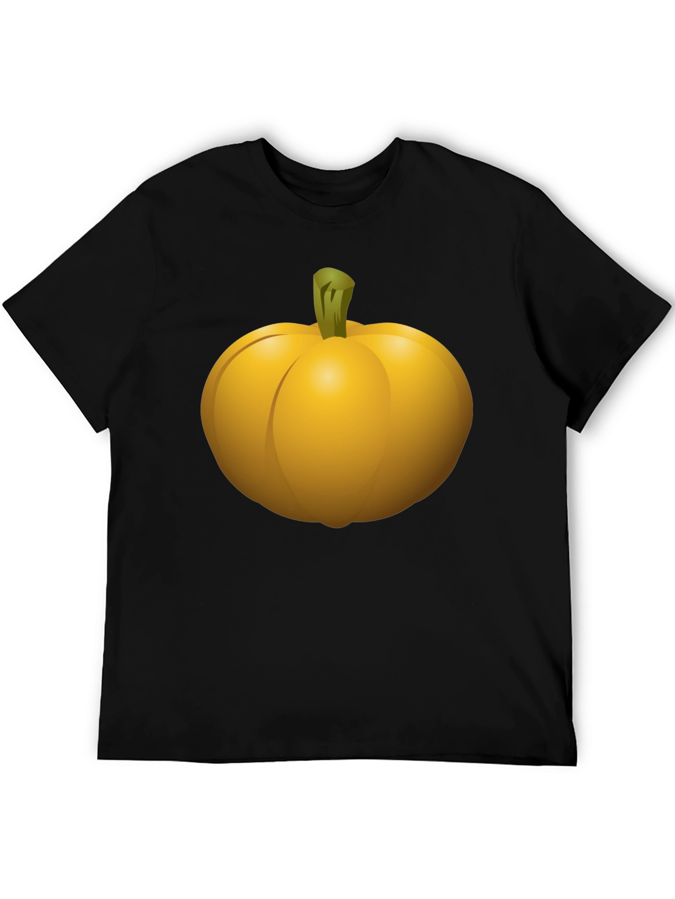 Pumpkin Graphic Black T-Shirt - Halloween Ready!