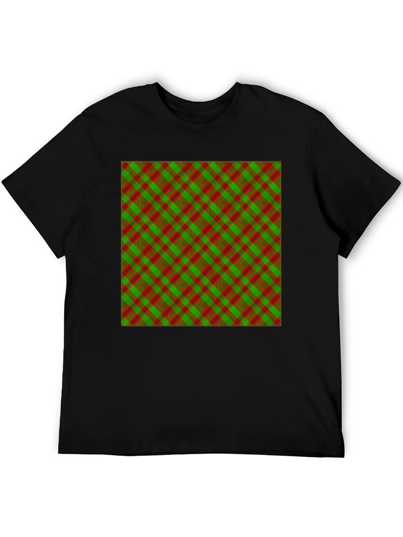 Plaid Pattern Tee