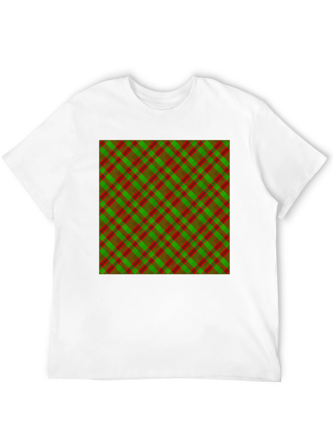 Plaid Pattern Tee