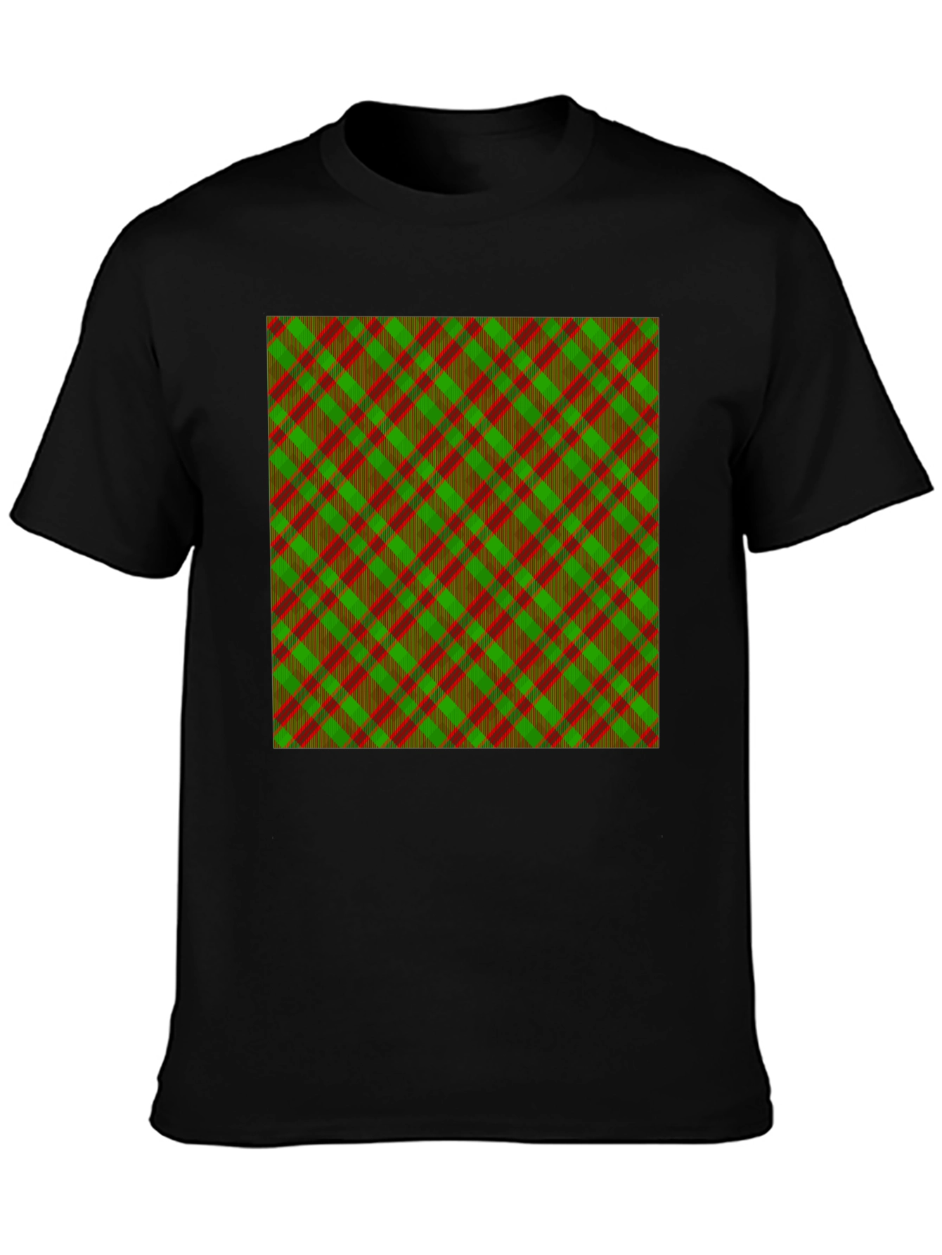 Plaid Pattern Tee