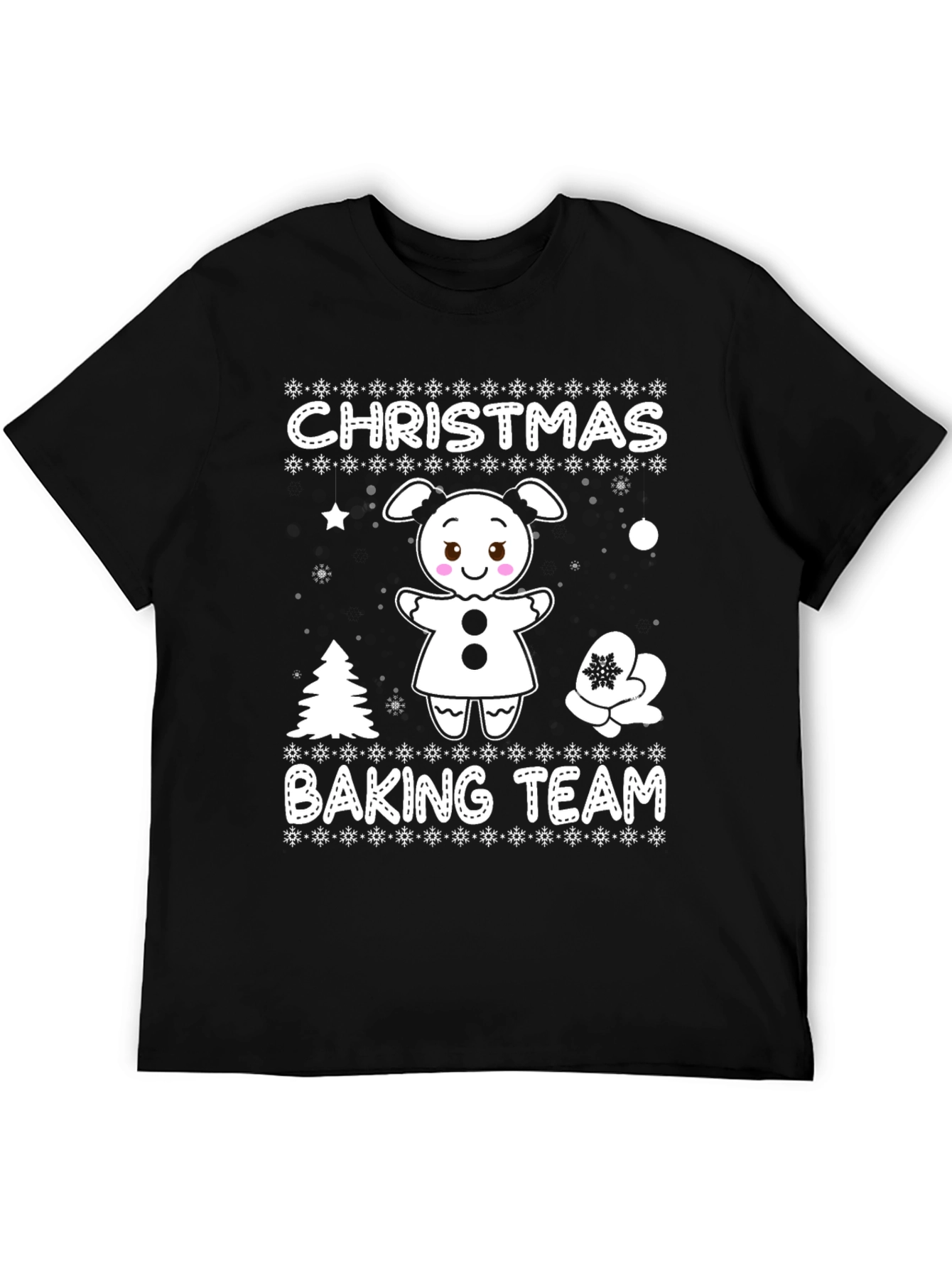 Christmas Baking Team Graphic T-Shirt