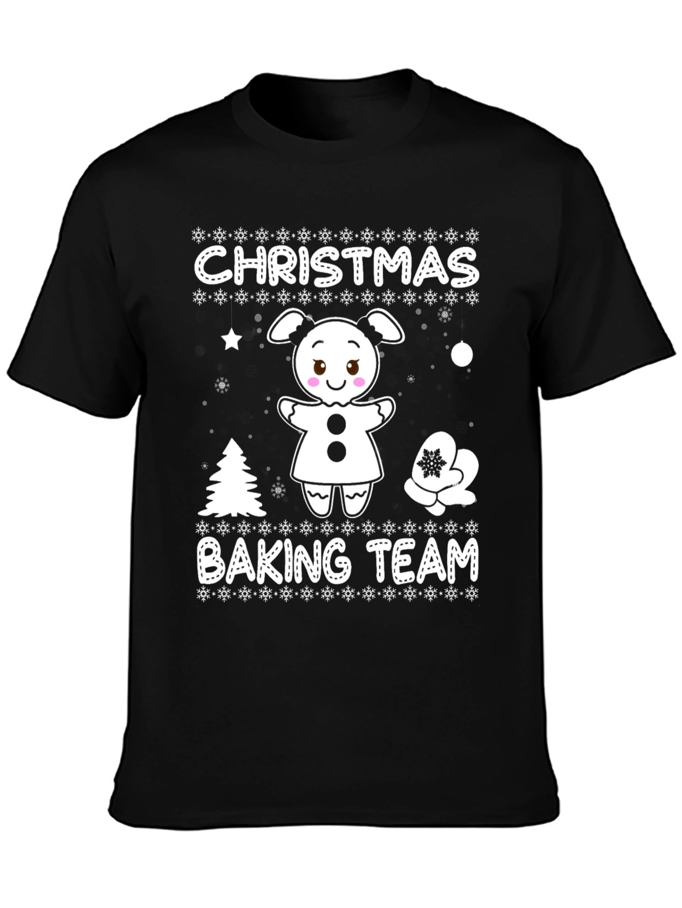 Christmas Baking Team Graphic T-Shirt